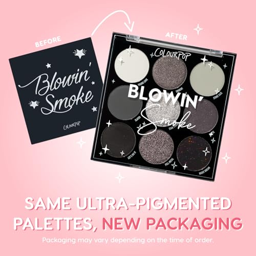 ColourPop Blowin' Smoke Eyeshadow Palette - 9 Shades