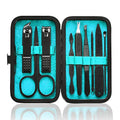 9-Piece Stainless Steel Manicure Set with Portable Case