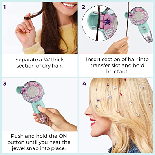Conair Quick Gems Hair Jeweler - Add Sparkle to Your Hair Easily