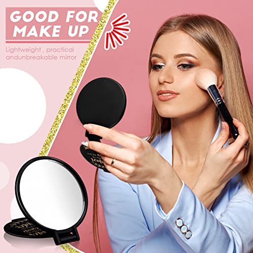 Weysat 48 Pcs Inspirational Small Compact Mirrors Bulk Gifts, You're Awesome Gifts for Women Employee Coworker Friends, Bulk Pocket Makeup Mirror for Purse for Galentines Valentines Party Favors