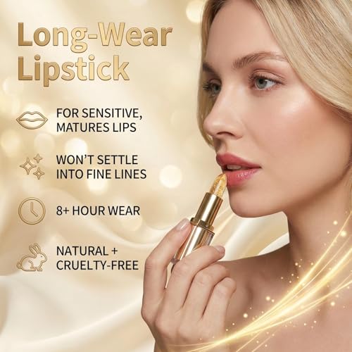 pH Color-Changing Lipstick for Mature Women - Long-Lasting Hydration