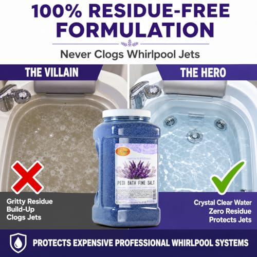 SPA REDI Foot Soak for Pedicures – Mineral Detox & Nourishment 128 Oz