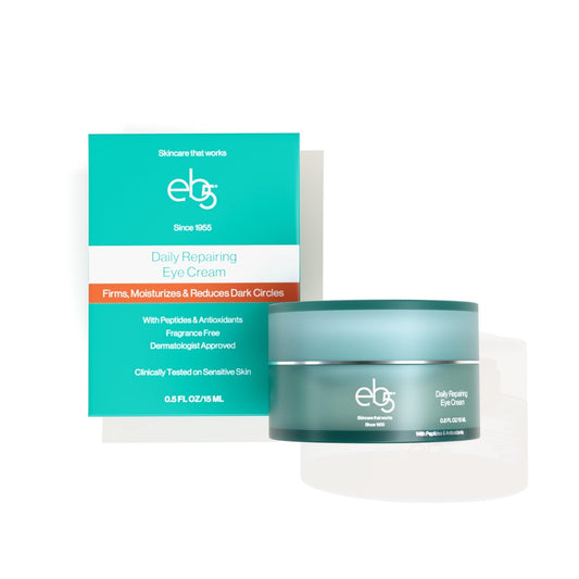 eb5 Daily Repair Eye Treatment | Under Eye Cream for Dark Circles and Puffiness | Anti-Aging Eye Cream with Peptides for Women and Men - 0.50oz