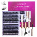 Ocean Pearl 320pc Lash Clusters Kit 60D+80D with Adhesive & Tools