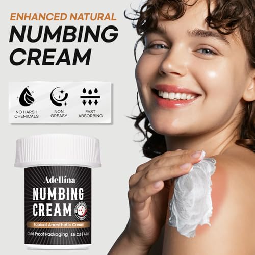 Numbing Cream Maximum Strength: Long Lasting Extra Relief with Arnica and Emu Oil 1.5oz/ 44ml