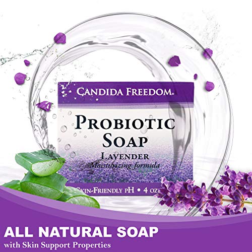 Massey¡¯s CF 100% Natural Probiotic Soap - Lemon and Lavander Body Soap - Sensitive Skin Face Wash with AcneZero Skin Cleanser
