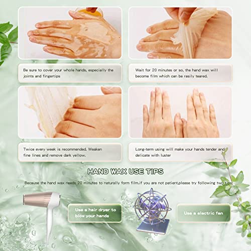 VIOLA HOUSE Honey & Milk Peel-Off Hand Wax Mask for Dry Hands, 150g