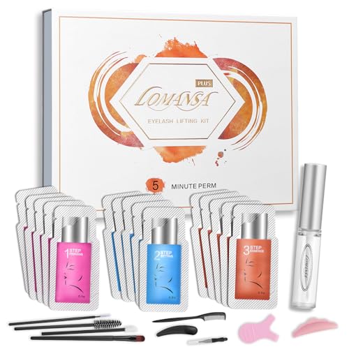 Korean Lash Lift Kit for Home – Eyelash Perm with Glue & Pads