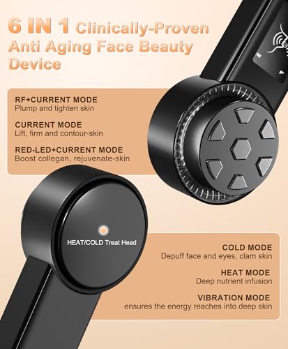 RF Skin Tightening Device 6-in-1 Face Beauty Tool