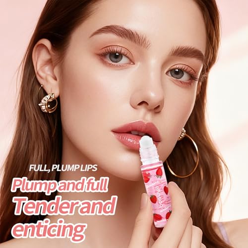 6-Piece Roll-On Lip Gloss Set, Moisturizing Fruit Flavors
