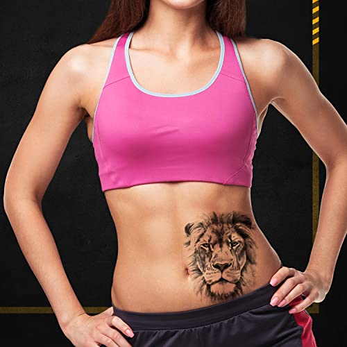 Large Temporary Tattoos, 6-Sheet Arm Sleeve Fake Tattoo Stickers