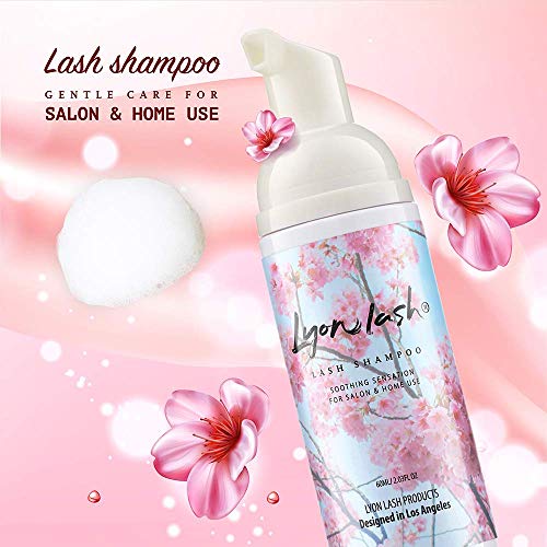 Lyon Lash Eyelash Extension Shampoo - Gentle Foam Cleanser 60ml