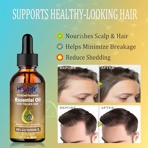 Lightweight Hair Oil for Thinning Hair with Rosemary & Biotin