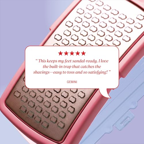 Onyx Professional Stainless Steel Foot Rasp & Callus Remover with Debris Catcher