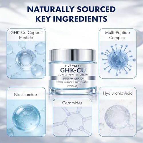 GHK-CU Copper Peptide Cream 2400PPM Firming Moisturizer