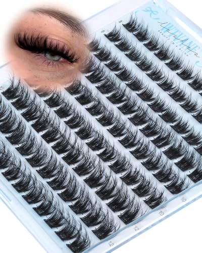 Wispy Lash Clusters 8-12mm D Curl Fluffy Eyelash Extensions