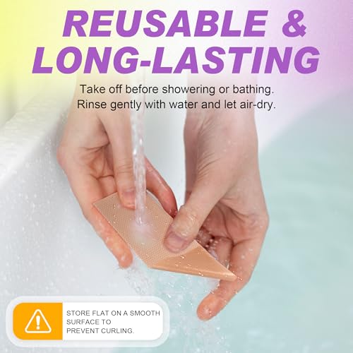 FRESINIDER Silicone Scar Sheets Roll - 1.6" X 120" (3 Meters) Silicone Scar Tape for Surgical C-Section Tummy Tuck, Keloid Burn Acne - Extra Long & Reusable Professional Scar Removal Strips