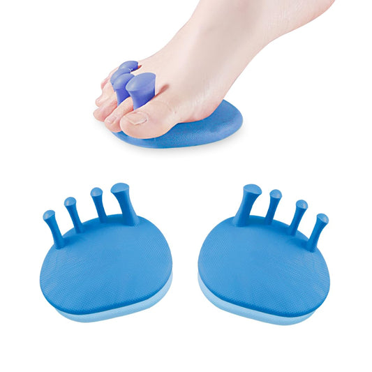 Toe Separators for Overlapping Toes Women,Blue Calf Trainer Toe Separators for Women,Multifunctional Bunion Corrector Thin Leg Exerciser,Suitable for Having Plantar Fasciitis,Bunions,Other Foot Pain