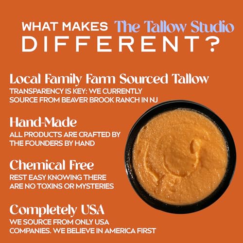 Antioxidant Tallow Face Balm - 100% Grass Fed & Organic | Handmade in Small Batches (1oz)