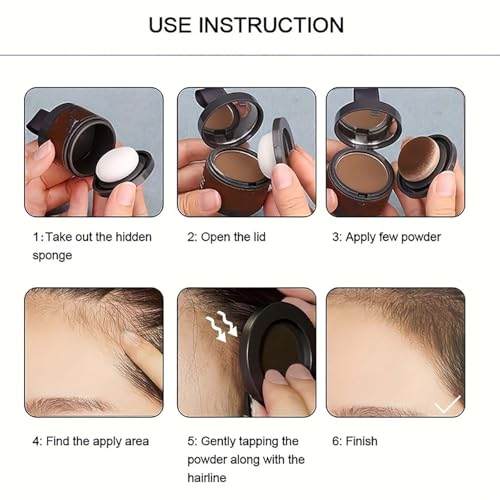 Maycheer Hairline Powder Root Cover Up, 14 Colors, Waterproof Hair Shadow