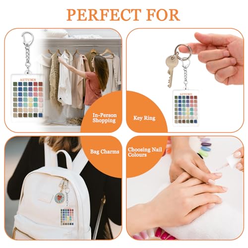 Seasonal Color Analysis Swatch Keychain | Personal Color Guide