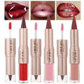 Dual-End Lip Liner & Gloss Set - Caramel Brown Matte