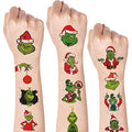 12 Sheet Christmas Temporary Tattoos, Holiday Party Favors