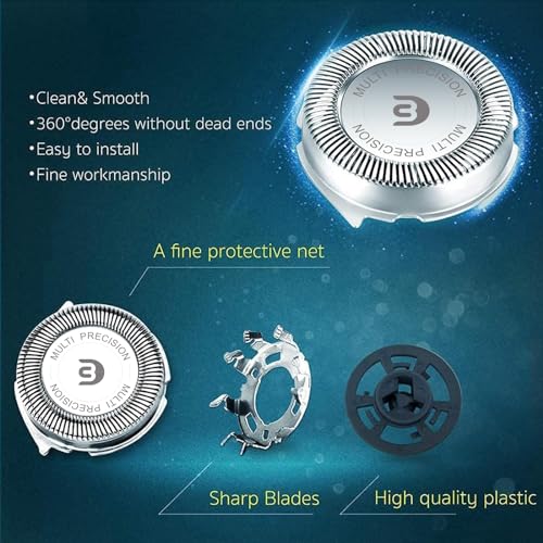 SH30 Replacement Blades Compatible With Philips Norelco Series 3000, 2000, 1000 And S1560, 3-pc Pack