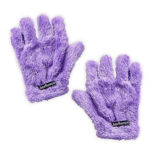 Curl Keeper Quick-Dry Styling Gloves - Microfiber Hair Towel