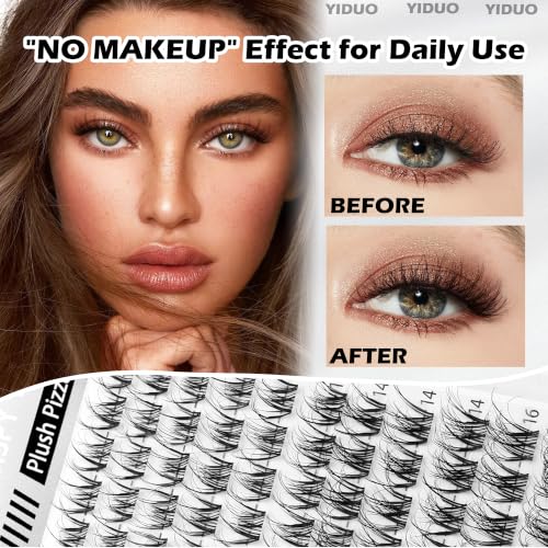 Spider Lash Clusters Kit 10-16mm D Curly Wispy Eyelashes