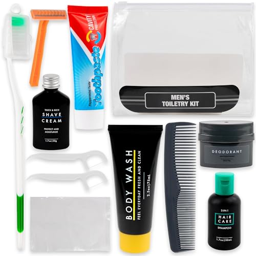Trail Maker Men's 13-Piece Travel Toiletry Kit with TSA Bag
