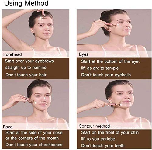 24K Gold Facial Massager with Micro Vibration Pulse