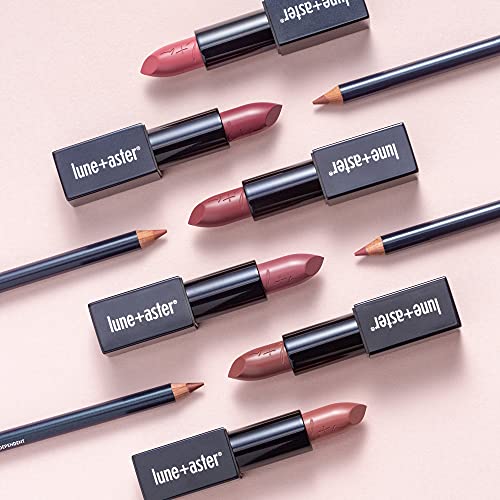 Lune+Aster PowerLips Lipstick - Loved - Formulated with nourishing jojoba oil, vitamin E and sunflower seed oil, the creamy, lightweight texture glides on smoothly