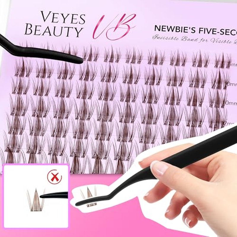 Brown Wispy Lash Clusters - DIY Eyelash Extensions 8-18mm
