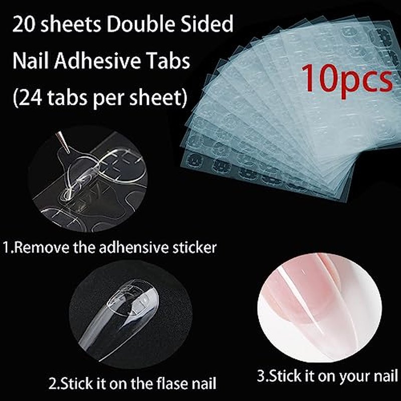 GUXACU Press-On Nail Storage Box - 600 Capacity Organizer