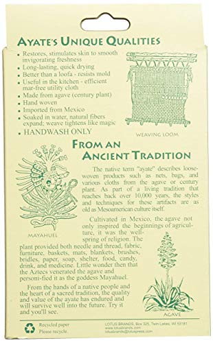 Ayate Exfoliating Washcloth - Agave Fiber Body & Face Cloth