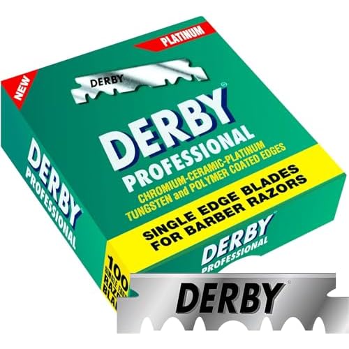 500 "Derby Professional" Single Edge Razor Blades for straight razor
