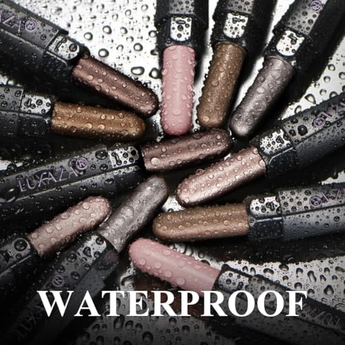 LUXAZA PRO Eyeshadow Stick 6-Piece Set - Nude Brown Metallic