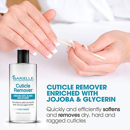 Barielle Cuticle Besties Nail & Cuticle Treatment 4-PC Set - Deluxe Nail Care & Cuticle Care Collection