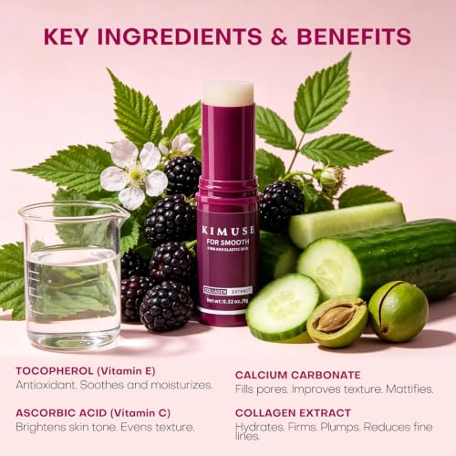 KIMUSE Collagen Multi Balm Stick - Face, Eyes & Neck Hydrating Treatment (2 Pack)