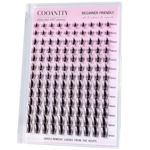 Fairy Lash Clusters Manga Eyelashes C Curl Invisible Band Eyelash Clusters Easy to Apply Wispy Anime Spiky Lashes Natural Volume Lash Extensions Reusable Individual Lashes for Soft Dramatic Look