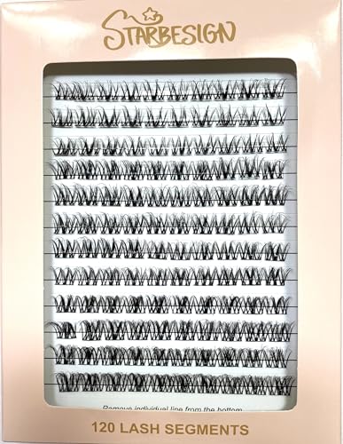 DIY Lash Extension Clusters - 120 Mixed Length C Curl Segments