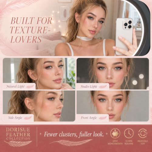 Pre-Glued Y-Shape Lash Clusters 9-16mm D Curl Self Adhesive