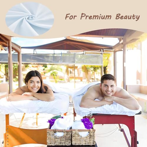 Extra Thick Microfiber Massage Table Sheet Set (4-Pack) - 3-Piece Spa Set