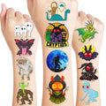 96-Piece Cryptid Temporary Tattoos - Alien, Bigfoot, Mothman