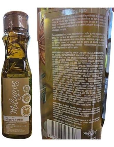 Milagro Herbal Hair Care Kit - Shampoo, Conditioner & Toner