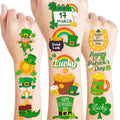 96 PCS St Patrick's Day Shamrock Temporary Tattoos for Kids