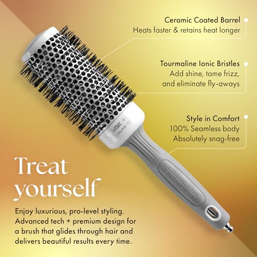Olivia Garden Ceramic Ion Round Brush for Blowout Styling