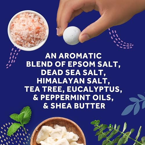Amope Pedi Perfect Rejuvenating Foot Soak Bath Bombs for Tired Feet - 28 Ct