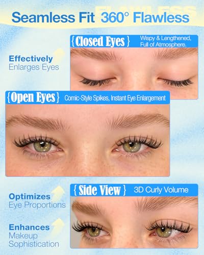 Self Adhesive Lash Clusters 10-14MM Wispy Short Eyelashes